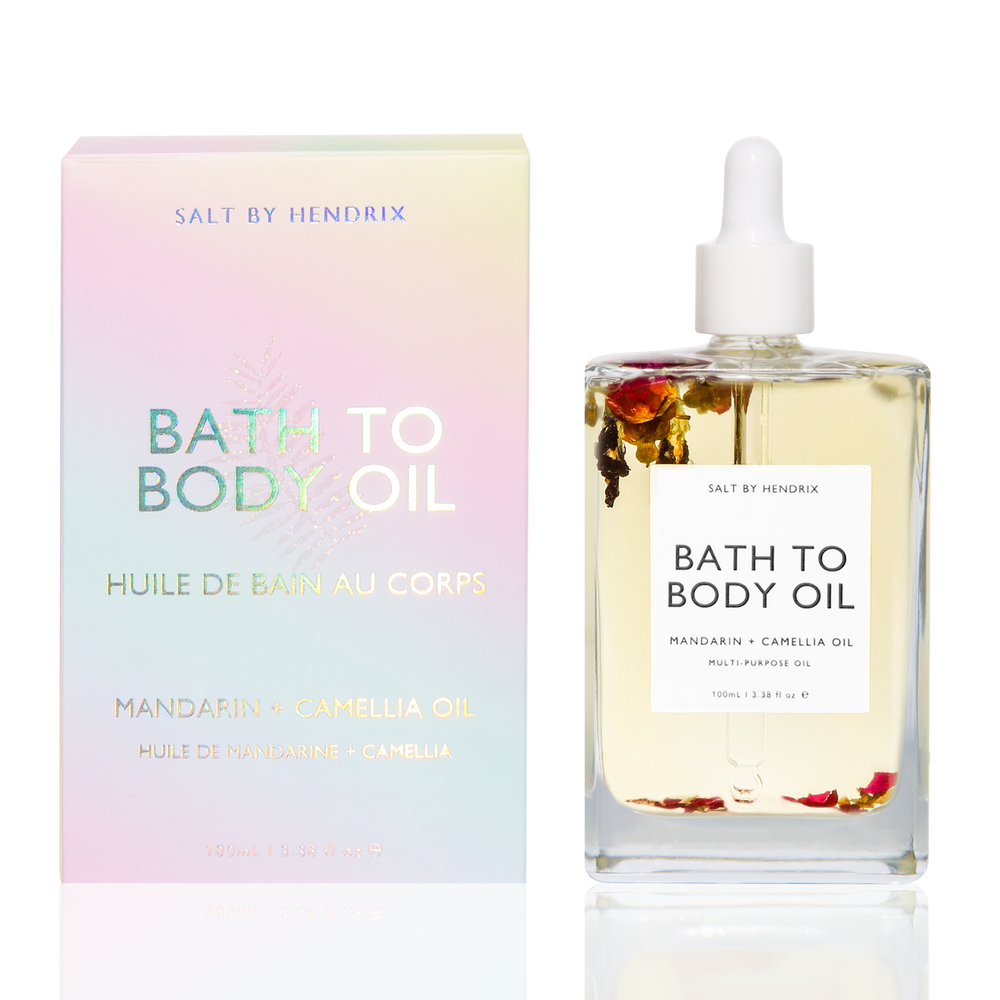 Salt By Hendrix Bath to Body Oil - Madarin & Camellia Oil