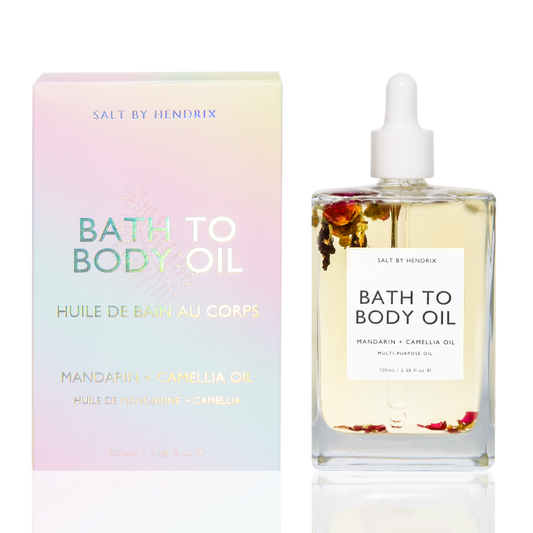 Salt By Hendrix Bath to Body Oil - Madarin & Camellia Oil