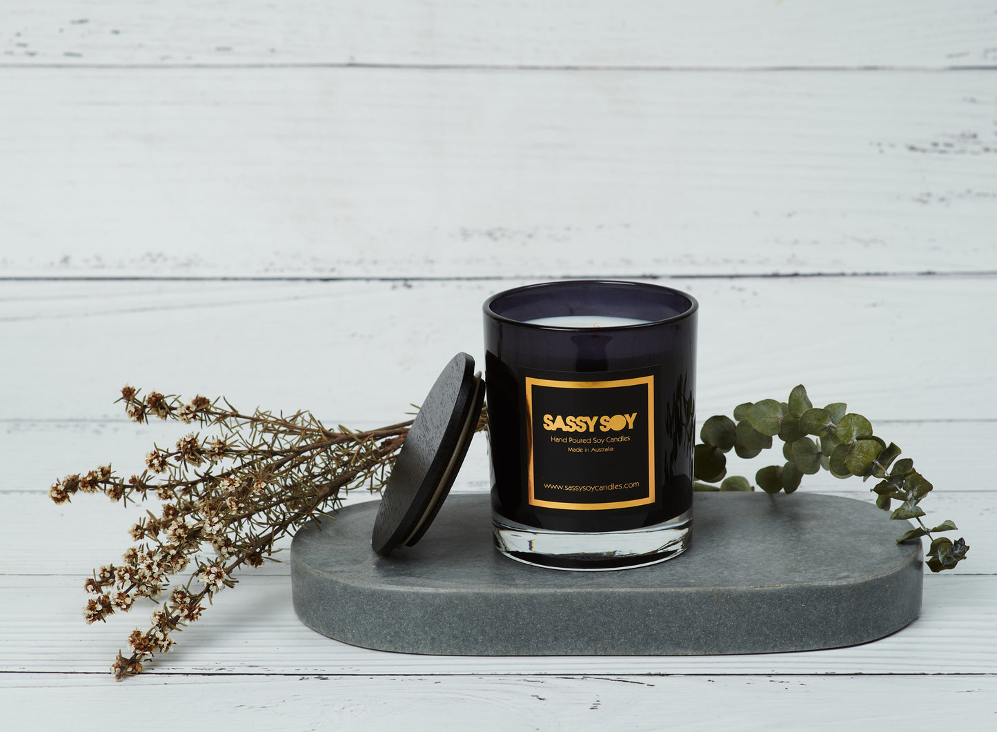 Large Candle - Black